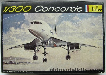 Heller 1/300 Concorde SST -  Air France, 006 plastic model kit